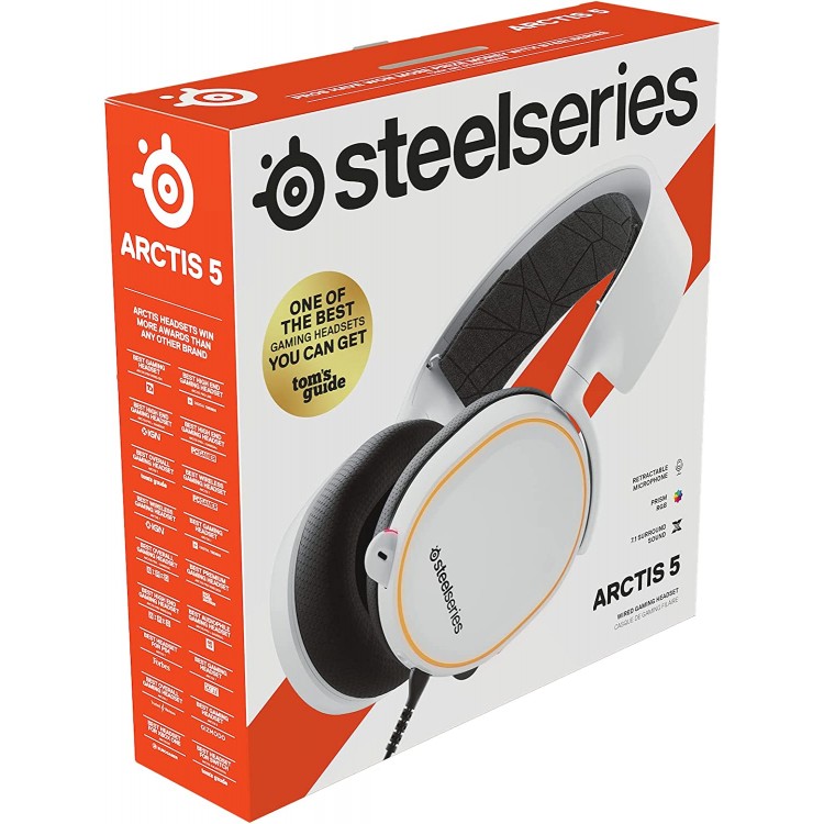 خرید هدست SteelSeries Arctis 5 - سفید