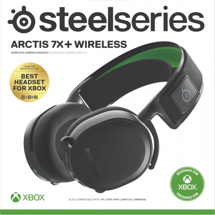 خرید هدست SteelSeries Arctis 7X plus - بی سیم - سیاه