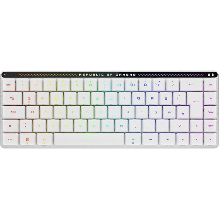 خرید کیبورد Asus ROG Falchion RX Low Profile 65 - بی‌سیم - سوییچ ترکیبی ROG RX قرمز