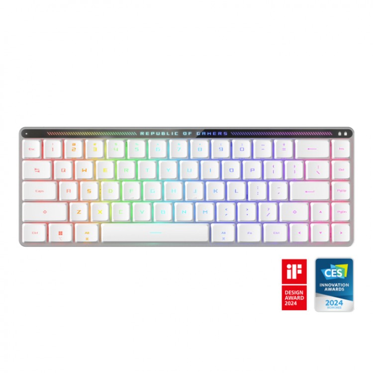 خرید کیبورد Asus ROG Falchion RX Low Profile 65 - بی‌سیم - سوییچ ترکیبی ROG RX قرمز