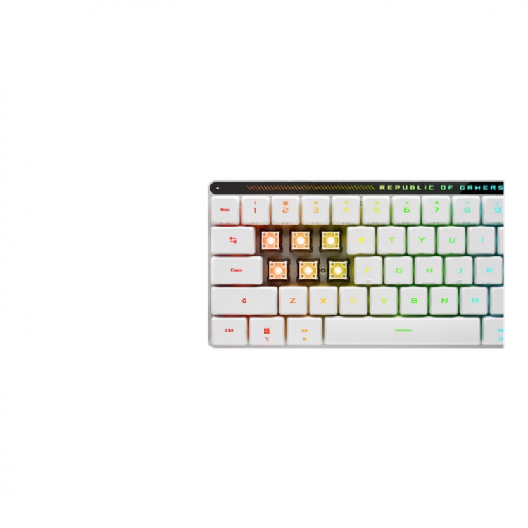 خرید کیبورد Asus ROG Falchion RX Low Profile 65 - بی‌سیم - سوییچ ترکیبی ROG RX قرمز