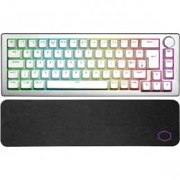 Cooler Master CK721 Mechanical Wireless Gaming Keyboard - Red Switches - Silver White