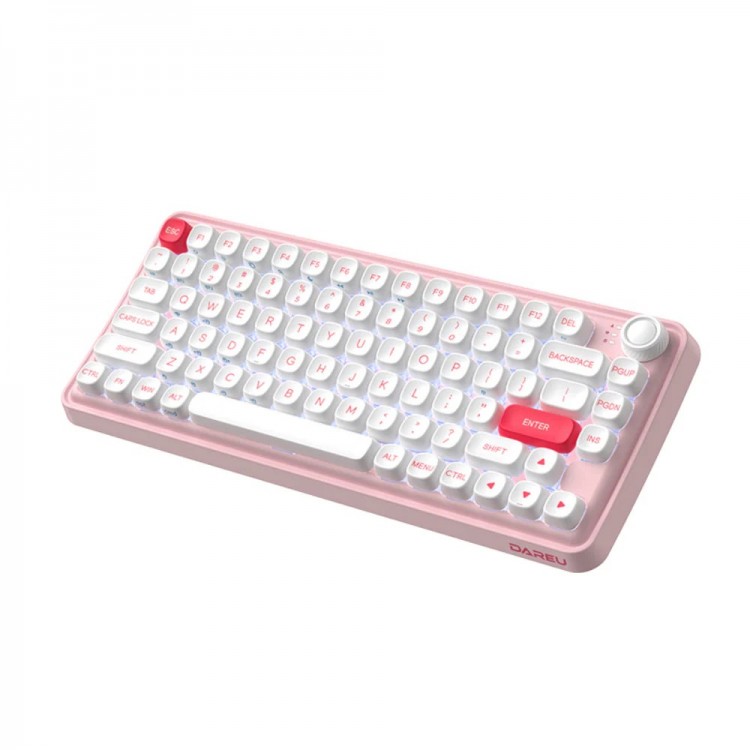 خرید کیبورد Dareu Z82 - بی‌سیم - سوییچ مکانیکی Sky V2 - رنگ Candy Pink