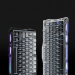 خرید کیبورد GravaStar Mercury K1 - بی‌سیم - سوییچ مکانیکی خطی با قابلیت تعویض سریع - نسخه Gradient Black