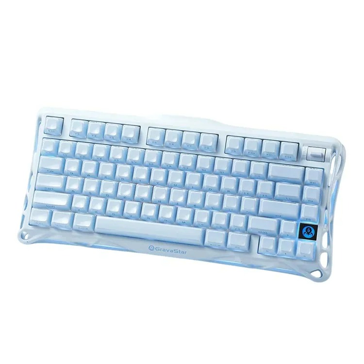 خرید کیبورد GravaStar Mercury K1 - بی‌سیم - سوییچ مکانیکی - رنگ Ice Blue