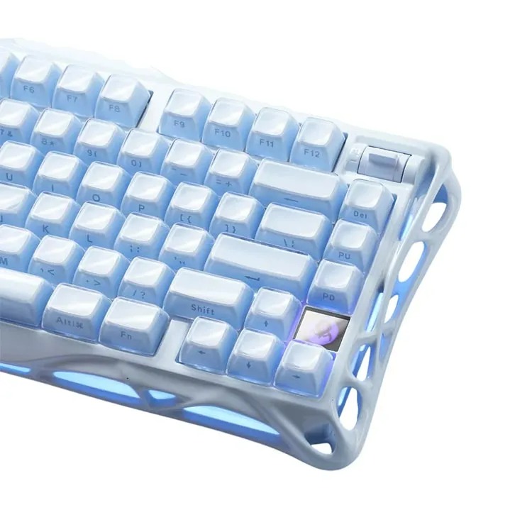 خرید کیبورد GravaStar Mercury K1 - بی‌سیم - سوییچ مکانیکی - رنگ Ice Blue