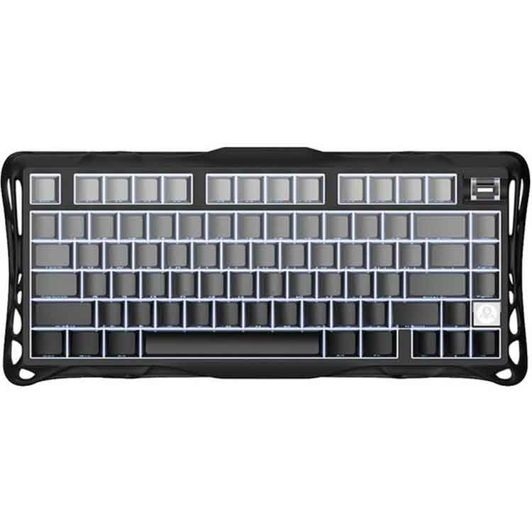 خرید کیبورد GravaStar Mercury K1 - بی‌سیم - سوییچ مکانیکی خطی با قابلیت تعویض سریع - نسخه Gradient Black