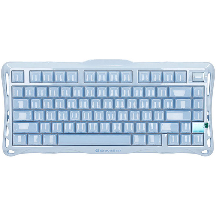 خرید کیبورد GravaStar Mercury K1 - بی‌سیم - سوییچ مکانیکی - رنگ Ice Blue