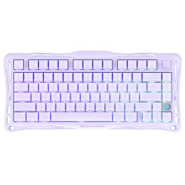 GravaStar Mercury K1 Wireless Mechanical Gaming Keyboard - Lavender Purple