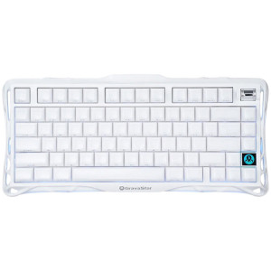 GravaStar Mercury K1 Wireless Mechanical Gaming Keyboard - Opaline White