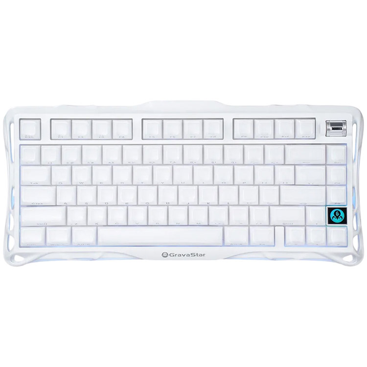 خرید کیبورد GravaStar Mercury K1 - بی‌سیم - سوییچ مکانیکی - رنگ Opaline White