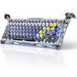 خرید کیبورد GravaStar Mercury K1 Pro - بی‌سیم - سوییچ مکانیکی خطی با قابلیت تعویض سریع - نقره‌ای میان ستاره‌ای