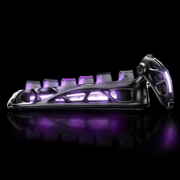 خرید کیبورد GravaStar Mercury K1 Pro - بی‌سیم - سوییچ مکانیکی خطی با قابلیت تعویض سریع - نسخه ویژه Cyberpunk