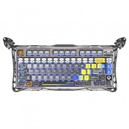 GravaStar Mercury K1 Pro Wireless Mechanical Gaming Keyboard - Interstellar Silver