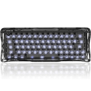 GravaStar Mercury V60 Wired Magnetic Gaming Keyboard - Onyx Crystal