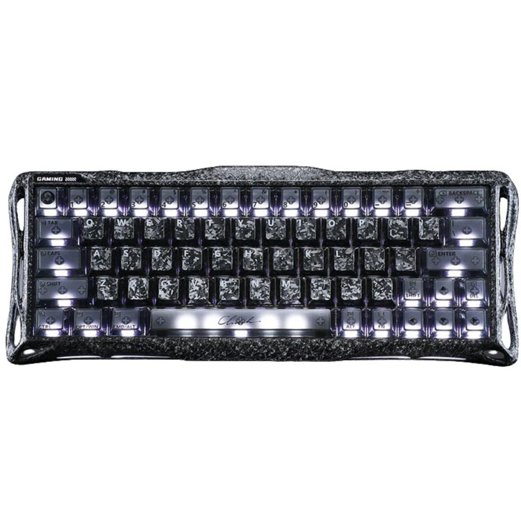 خرید کیبورد GravaStar Mercury V60 Pro - سوییچ مغناطیسی - نسخه ویژه طرح Cyber Frost