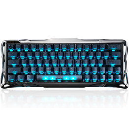 GravaStar Mercury V60 Pro Wired Magnetic Gaming Keyboard - GunMetal Smoke