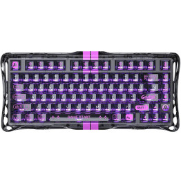 GravaStar Mercury V75 Lite Wired Magnetic Gaming Keyboard - Transparent Black