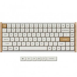 Keychron K2 HE Wireless Magnetic Custom Keyboard - Gateron Double-Rail Magnetic Nebula Switch - Special Edition - White