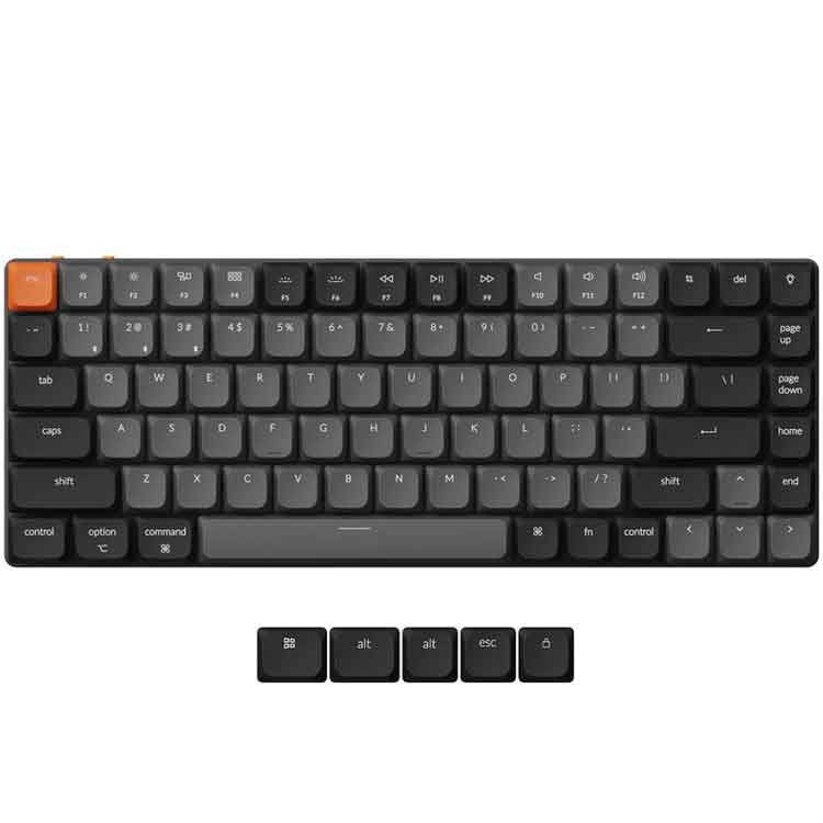 خرید کیبورد Keychron K3 RGB ورژن 3 - بی‌سیم - سوییچ مکانیکی Low-Profile 2.0 قهوه‌ای