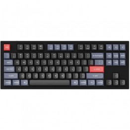 Keychron Q3 QMK Custom Mechanical Keyboard - Brown Switch - Carbon Black