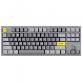 Keychron Q3 QMK Custom Mechanical Keyboard - Brown Switch - Silver Gray