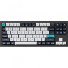 Keychron Q3 Max QMK/VIA Wireless Custom Mechanical Keyboard - Gateron Jupiter Brown Switch - Carbon Black