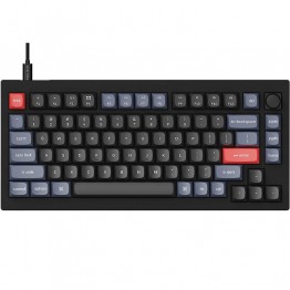 Keychron V1 Custom Mechanical Keyboard - Knob Version - Red Switch