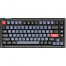 Keychron V1 Custom Mechanical Keyboard - Brown Switch - Frosted Black