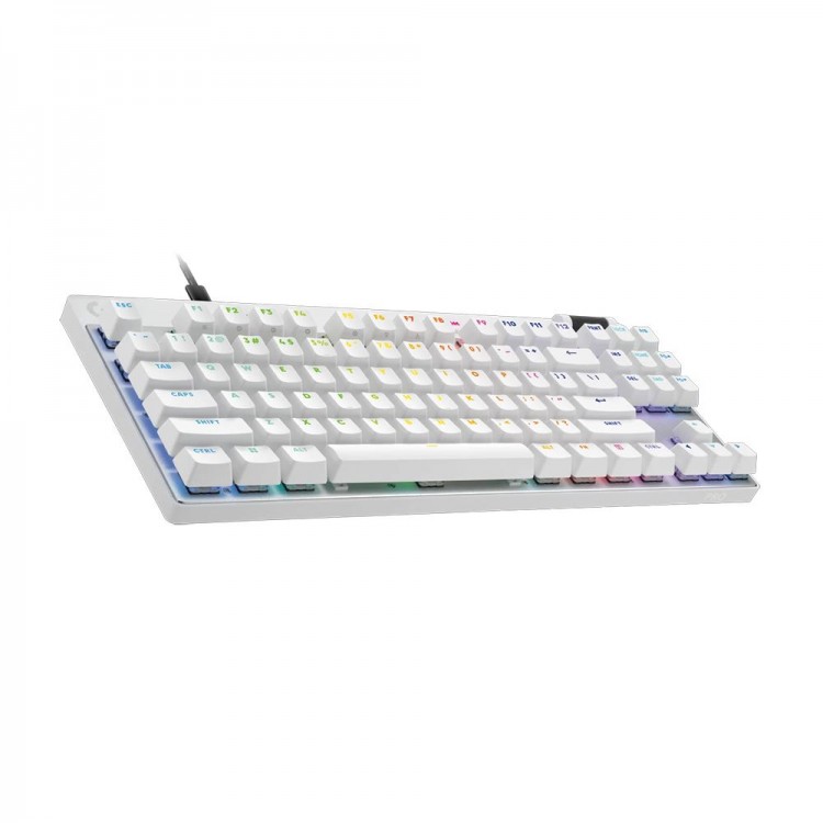 خرید کیبورد Logitech G Pro X TKL Rapid - سوییچ آنالوگ مغناطیسی - سفید