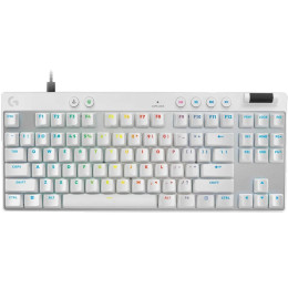 Logitech G PRO X TKL RAPID Analog Magnetic Gaming Keyboard - White