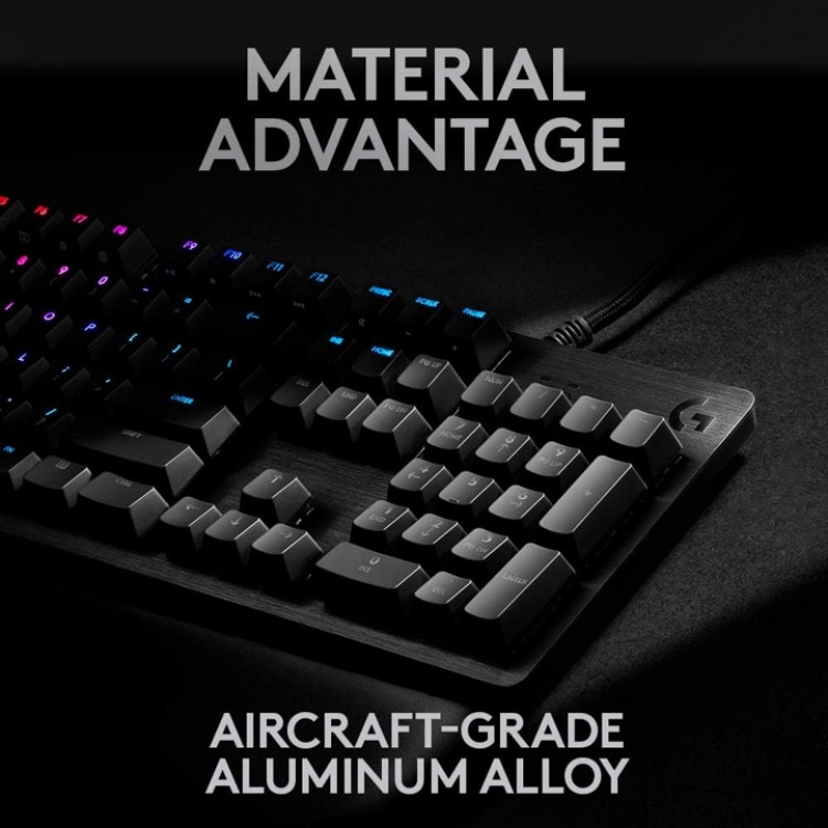 خرید کیبورد Logitech G513 Carbon LIGHTSYNC - سوییچ GX آبی