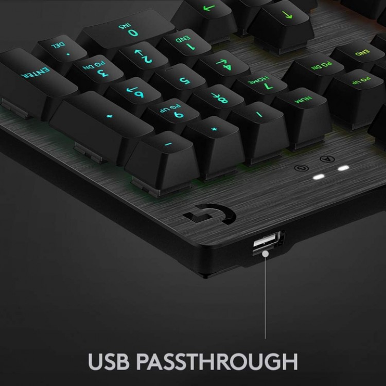 خرید کیبورد Logitech G513 Carbon LIGHTSYNC - سوییچ GX آبی