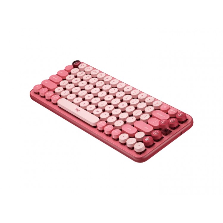 خرید کیبورد Logitech POP Keys - بی‌سیم - سوییچ مکانیکی - رنگ Heartbreaker
