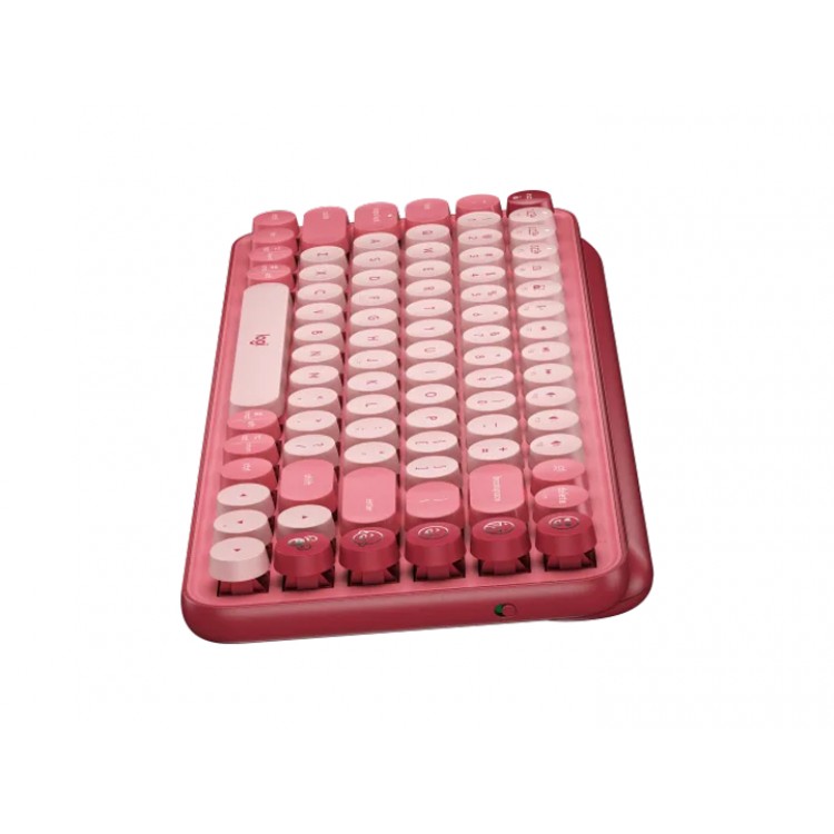 خرید کیبورد Logitech POP Keys - بی‌سیم - سوییچ مکانیکی - رنگ Heartbreaker
