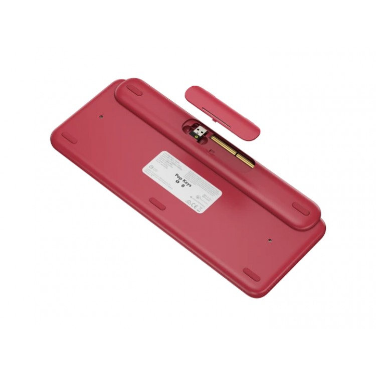 خرید کیبورد Logitech POP Keys - بی‌سیم - سوییچ مکانیکی - رنگ Heartbreaker
