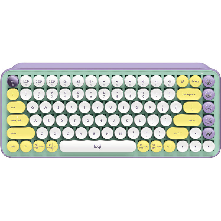 خرید کیبورد Logitech POP Keys - بی‌سیم - سوییچ مکانیکی - خیال‌پردازی