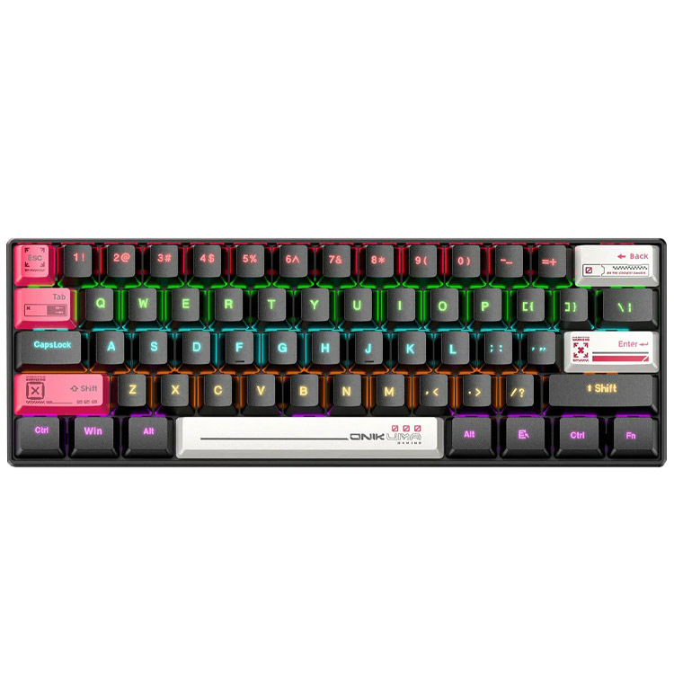 خرید کیبورد Onikuma G55 - سوییچ مکانیکی Tea Axis