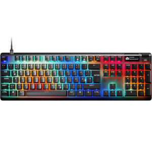 SteelSeries Apex Pro Gen 3 Magnetic Gaming Keyboard - HyperMagnetic OmniPoint 3.0 switch - Black - German Layout