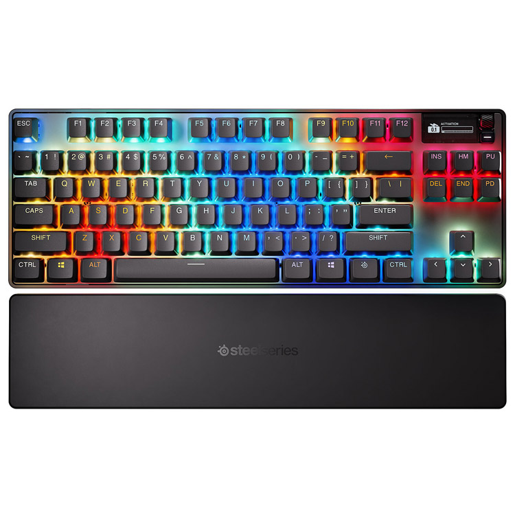 خرید کیبورد SteelSeries Apex Pro TKL نسل سه - بی‌سیم - سوییچ HyperMagnetic OmniPoint 3.0 - سیاه