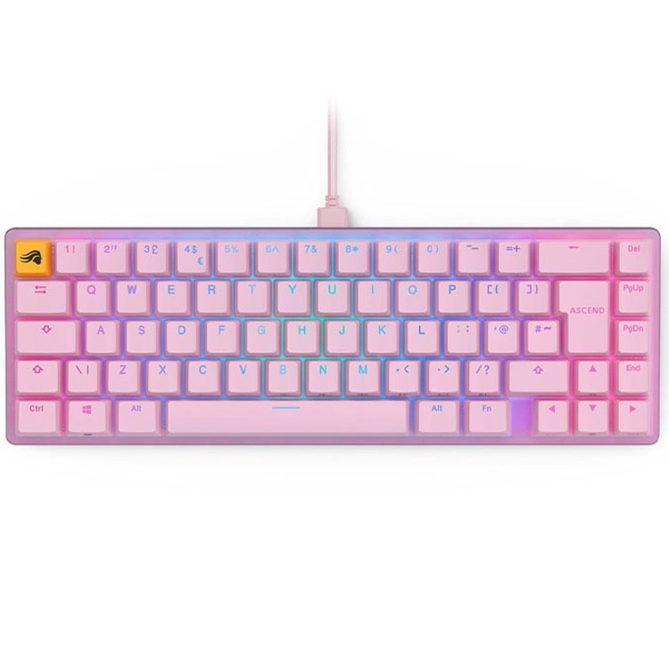 خرید کیبورد Glorious GMMK 2 Compact - سوییچ مکانیکی - صورتی
