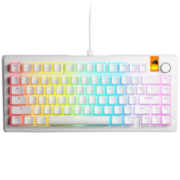 Glorious GMMK 3 75% Mechanical Gaming Keyboard - Glorious Fox Switch - White