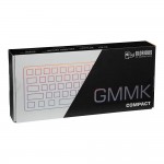 خرید کیبورد Glorious GMMK Compact - سوییچ مکانیکی قهوه‌ای - نسخه White Ice