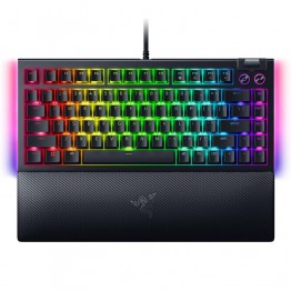 Razer Blackwidow V4 75% Mechanical Gaming Keyboard - Orange Switch - Black