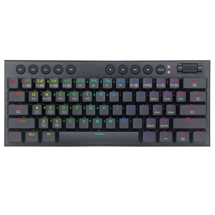 خرید کیبورد Redragon Noctis Pro - بی‌سیم - سوییچ مکانیکی قرمز - سیاه