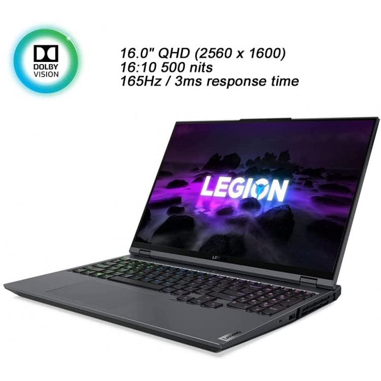 خرید لپ تاپ لنوو Legion 5 Pro A - نمایشگر QHD - رم 16 گیگابایت - حافظه 512 گیگابایت SSD - پردازنده اینتل i7 - کارت گرافیک RTX 3050
