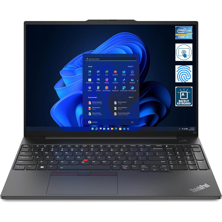 خرید لپ تاپ Lenovo Thinkpad E16 نسل یک - پردازنده Intel Core i7-13700H - رم 16 گیگابایت - حافظه یک ترابایت