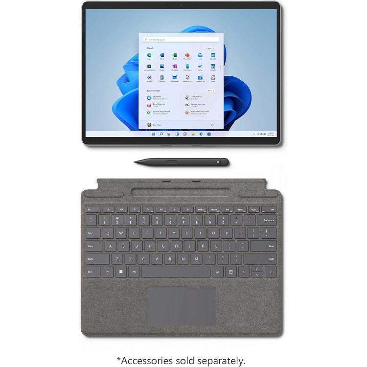 خرید سرفیس پرو 8 - حافظه 256 گیگابایت - رم 16GB - پردازنده Intel Core i7 - نقره‌ای
