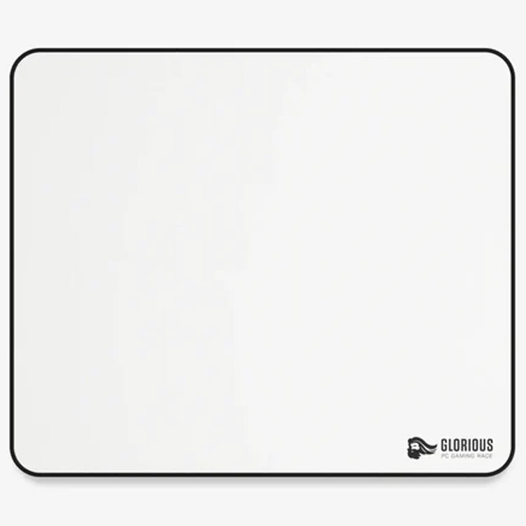 خرید موس پد Glorious پارچه‌ای با لبه‌های دوخته شده - بزرگ - سفید