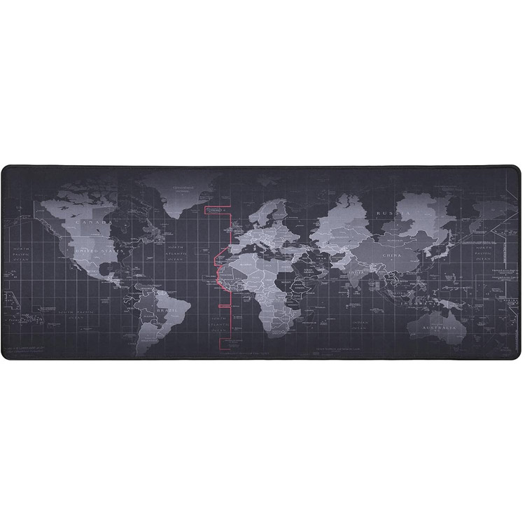 خرید موس پد - عریض - طرح نقشه جهان